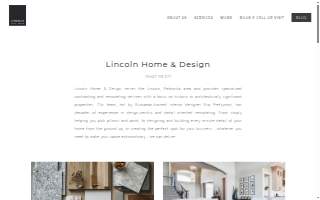 Lincoln Home & Design website