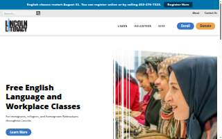 Lincoln Literacy website