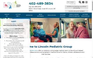 Lincoln Pediatric Group website