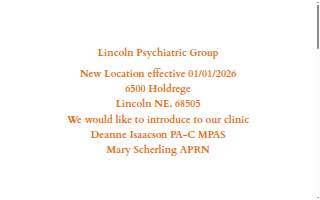 Lincoln Psychiatric Group website