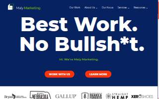 Maly Marketing website