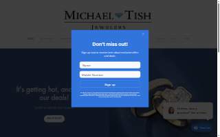 Michael Tish Jewelers website
