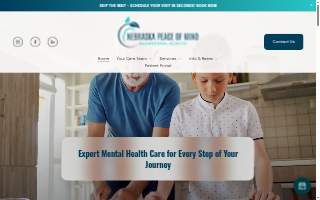 Nebraska Peace of Mind Behavioral Health website