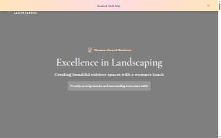 Rain, Sun and Us Landscaping website