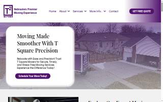 T Square Movers website