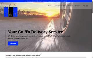 T&T Delivery Services website