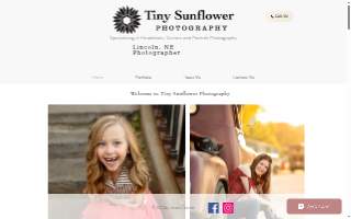 Tiny Sunflower Photography website