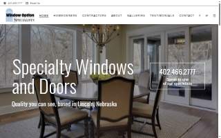 Window Option Specialists website