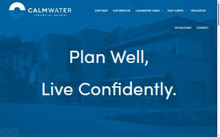 CalmWater Financial Group website