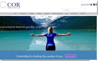 COR Therapeutic Services, LLC. website