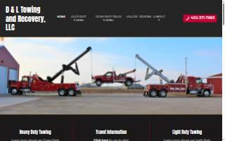 D & L Towing and Recovery, LLC website