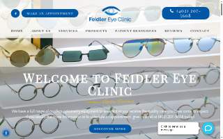 Feidler Eye Clinic website