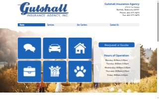 Gutshall Insurance Agency website