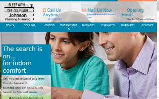 Johnson's Plumbing & Heating website