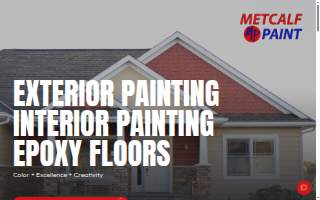 Metcalf Paint & Epoxy Floors website