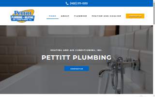 Pettitt Plumbing, Heating and Air Conditioning, Inc. website