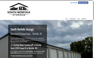 South Norfolk Storage website