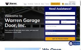 Warren Garage Door website