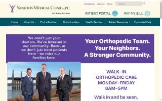Yankton Medical Clinic, P.C. of Norfolk website