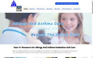 Allergy, Asthma and Immunology Associates of Fremont website