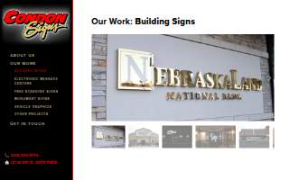 Condon Signs website