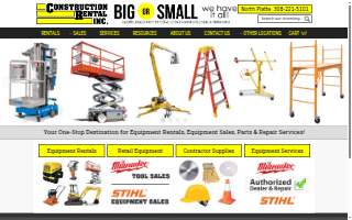 Construction Rental, Inc. website
