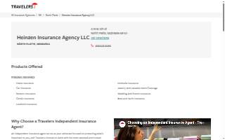 Heinzen Insurance website