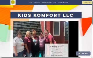 Kids Komfort Daycare website