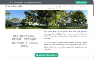 Koehn Kennels website
