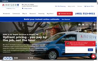 Aire Serv of Omaha website