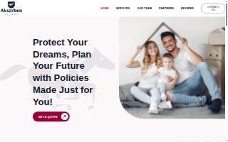 Aksarben Insurance website