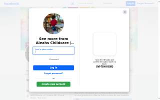 Aleah’s Childcare website