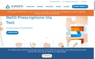 Amber Specialty Pharmacy website