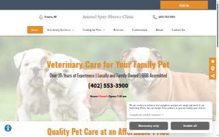 Animal Spay-Neuter Clinic website