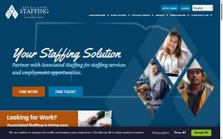 Associated Staffing website