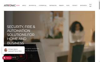 Atronic Alarms of Omaha website