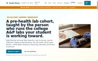 Bright Minds Learning Center website