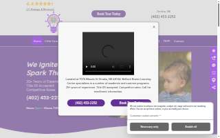 Brilliant Brains Learning Center website