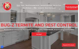 Bug-Z Termite and Pest Control website