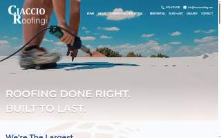 Ciaccio Roofing Corp website