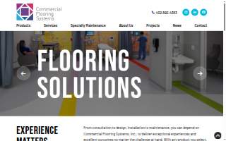 Commercial Flooring Systems website
