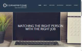 Cornerstone Staffing, Inc. website