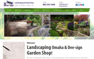 Dee-sign Landscaping & Garden Shop website