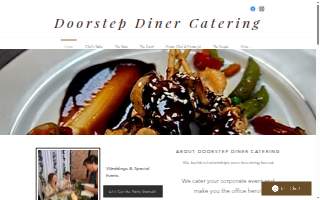 Doorstep Diner Catering website