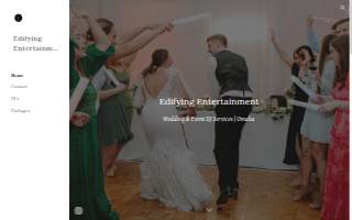 Edifying Entertainment - Wedding DJ Omaha website