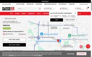 Floor & Decor of Omaha website