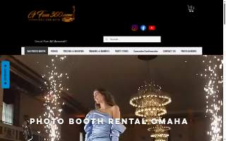 gfun360 photo booth rental Omaha website