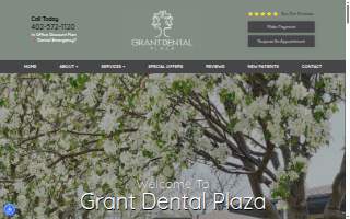 Grant Dental Plaza website