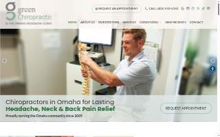 Green Chiropractic website