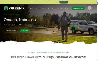Greenix Pest Control of Omaha website
